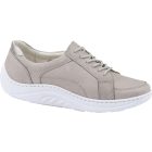 Waldlaufer dynamic gördülő talpú fűzős cipzáras cipő Helli nubuk bézs