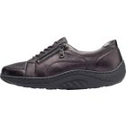 Waldlaufer dynamic gördülő talpú fűzős cipzáras cipő Helli fényes bőr bordó