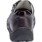 Waldlaufer dynamic gördülő talpú fűzős cipzáras cipő Helli fényes bőr bordó