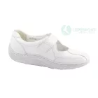 Waldlaufer dynamic gördülő talpú tépőzáras balerina Helli bőr fehér