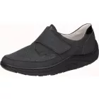 Waldlaufer dynamic Ortho Tritt gördülő talpú tépőzáras cipő Helli nubuk/sztreccs fekete