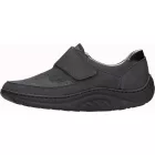 Waldlaufer dynamic Ortho Tritt gördülő talpú tépőzáras cipő Helli nubuk/sztreccs fekete