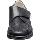 Waldlaufer dynamic Ortho Tritt gördülő talpú tépőzáras cipő Helli bőr/sztreccs fekete