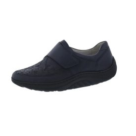   Waldlaufer dynamic Ortho Tritt gördülő talpú tépőzáras cipő Helli bőr/lakkbőr/sztreccs kék