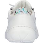 Waldlaufer kényelmi fűzős cipzáras cipő K-Milena bőr fehér ezüst