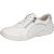 Waldlaufer kényelmi fűzős cipzáras cipő K-Milena Vegán bőr fehér ezüst