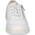 Waldlaufer kényelmi fűzős cipzáras cipő K-Milena Vegán bőr fehér ezüst