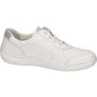 Waldlaufer kényelmi fűzős cipzáras cipő K-Milena Vegán bőr fehér ezüst