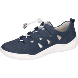   Waldlaufer kényelmi lyukacsos cipő K-Milena nubuk farmerkék