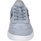 Waldlaufer Ortho Tritt fűzős cipzáras cipő K-Lili nubuk/sztreccs kék