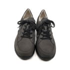 Waldlaufer kényelmi fűzős cipzáras cipő K-Ramona bőr/lakkbőr szürke