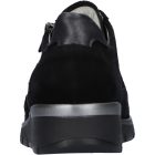 Waldlaufer kényelmi fűzős cipzáras cipő K-Ramona velúr fekete