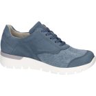 Waldlaufer Ortho Tritt fűzős cipzáras cipő K-Ramona nubuk/sztreccs kék