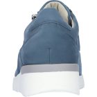 Waldlaufer Ortho Tritt fűzős cipzáras cipő K-Ramona nubuk/sztreccs kék