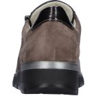 Waldlaufer Ortho Tritt fűzős cipzáras cipő K-Ramona velúr/lakkbőr/sztreccs barna szürke