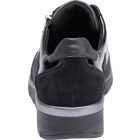 Waldlaufer Ortho Tritt fűzős cipzáras cipő K-Ramona-Soft nubuk/lakkbőr/sztreccs fekete