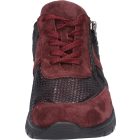 Waldlaufer Ortho Tritt fűzős cipzáras cipő K-Ramona velúr/bőr/sztreccs bordó