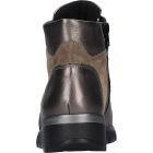 Waldlaufer Ortho Tritt fűzős cipzáras bokacsizma K-Ramona bőr/velúr/sztreccs bronz barna