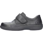 Waldlaufer kényelmi tépőzáras cipő Ken bőr fekete