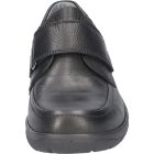 Waldlaufer kényelmi tépőzáras cipő Ken bőr fekete