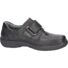 Waldlaufer kényelmi tépőzáras cipő Ken bőr fekete