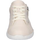 Waldlaufer kényelmi fűzős cipzáras cipő K-Ira szarvasbőr drapp