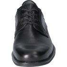 Waldlaufer kényelmi fűzős cipő Kuno bőr fekete