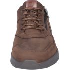 Waldlaufer kényelmi fűzős cipzáras cipő K-Fabian bőr barna