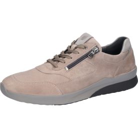   Waldlaufer kényelmi fűzős cipzáras cipő K-Fabian bőr drapp