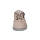 Waldlaufer kényelmi fűzős cipzáras cipő K-Fabian bőr drapp