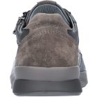 Waldlaufer kényelmi fűzős cipzáras cipő K-Fabian bőr/velúr fekete szürke