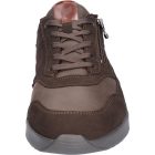 Waldlaufer kényelmi fűzős cipzáras cipő K-Fabian nubuk/bőr barna