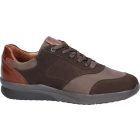 Waldlaufer kényelmi fűzős cipzáras cipő K-Fabian nubuk/bőr barna