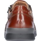 Waldlaufer kényelmi fűzős cipzáras cipő K-Fabian nubuk/bőr barna