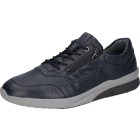 Waldlaufer kényelmi fűzős cipzáras cipő K-Fabian szarvasbőr kék