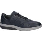 Waldlaufer kényelmi fűzős cipzáras cipő K-Fabian szarvasbőr kék