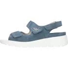 Waldlaufer kényelmi tépőzáras szandál K-Adea velúr kék