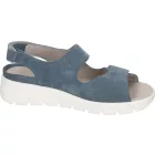 Waldlaufer kényelmi tépőzáras szandál K-Adea velúr kék