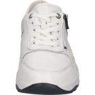 Waldlaufer kényelmi fűzős cipzáras cipő K-John szarvasbőr fehér