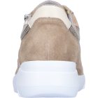 Waldlaufer kényelmi fűzős cipzáras cipő K-Funky velúr/bőr bézs arany