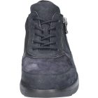 Waldlaufer kényelmi fűzős cipzáras cipő K-Funky bőr/velúr sötétkék