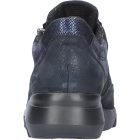 Waldlaufer kényelmi fűzős cipzáras cipő K-Funky bőr/velúr sötétkék