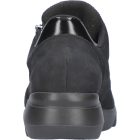 Waldlaufer Ortho Tritt fűzős cipzáras cipő K-Funky bőr/lakkbőr/sztreccs fekete