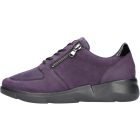 Waldlaufer Ortho Tritt fűzős cipzáras cipő K-Funky bőr/lakkbőr/sztreccs lila fekete