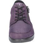 Waldlaufer Ortho Tritt fűzős cipzáras cipő K-Funky bőr/lakkbőr/sztreccs lila fekete