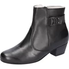 Waldlaufer kényelmi cipzáras bokacsizma Käthe bőr fekete