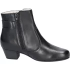 Waldlaufer kényelmi cipzáras bokacsizma Käthe bőr fekete