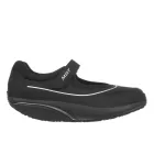 MBT tépőzáras balerina Baridi 2 W nubuk/textil fekete