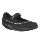 MBT tépőzáras balerina Baridi 2 W nubuk/textil fekete