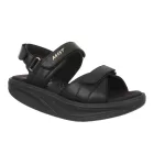 MBT tépőzáras szandál Sumu 8 W bőr fekete